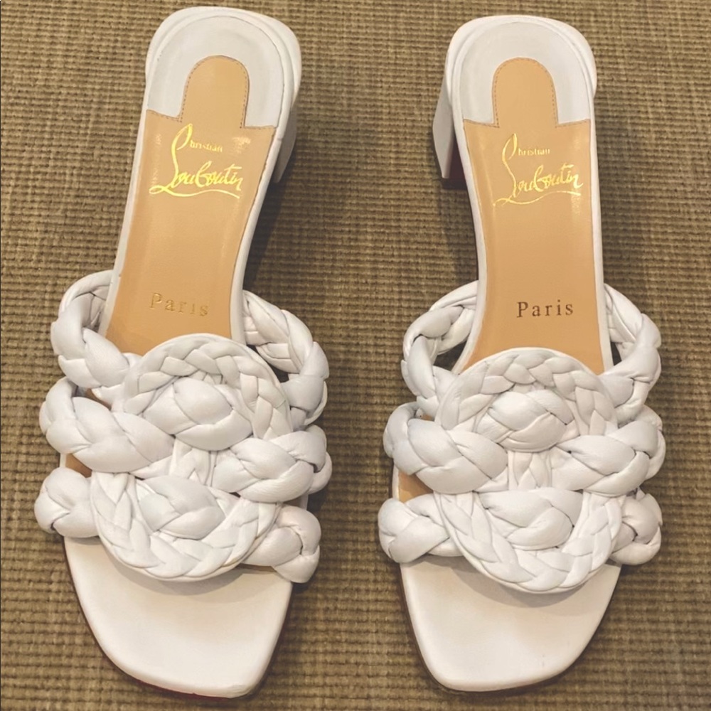 Christian Louboutin Marmela Sandals (white)